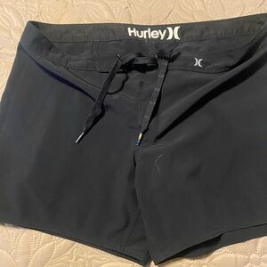 Hurley Women's Black Athletic Shorts